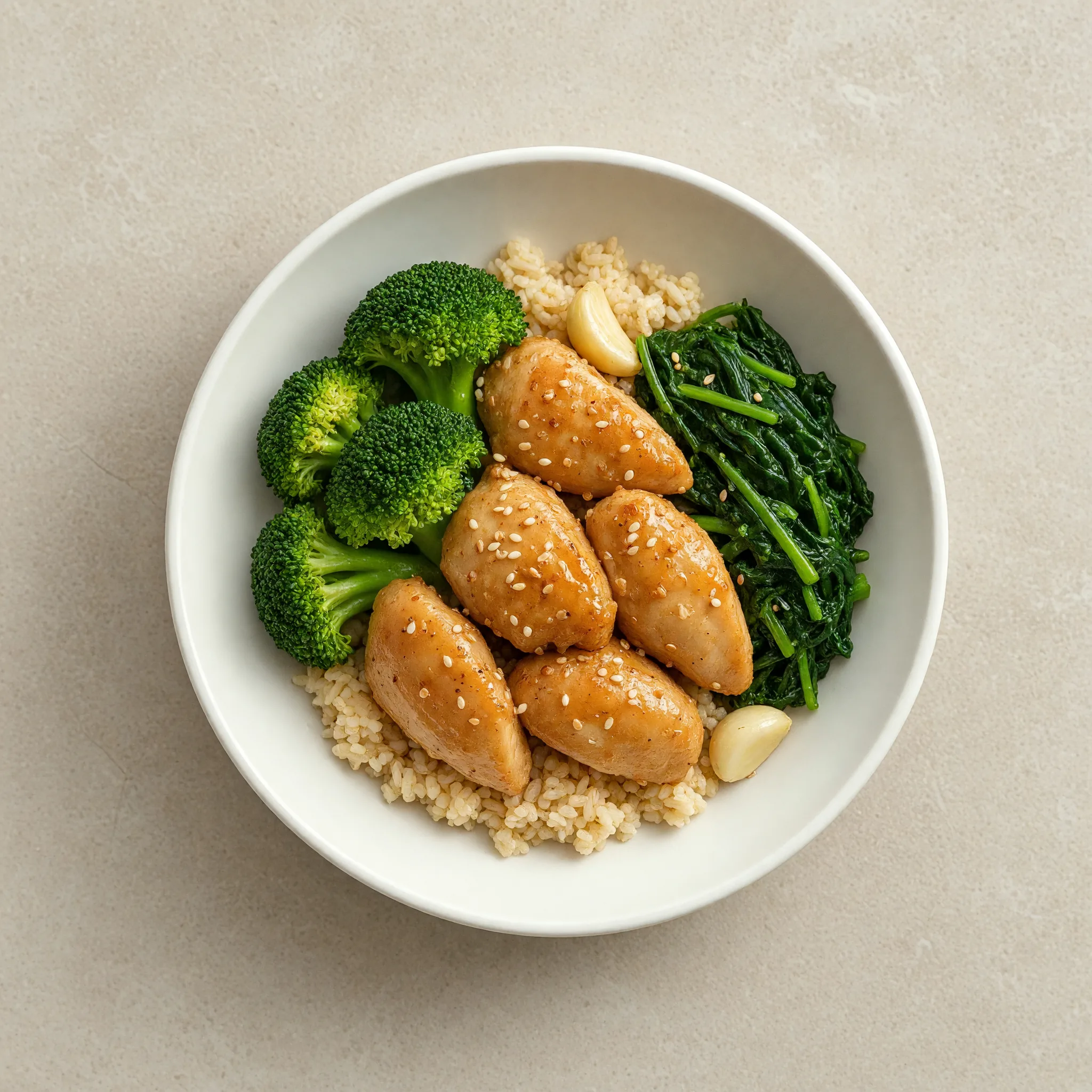 Korean Sesame Chicken Bowl