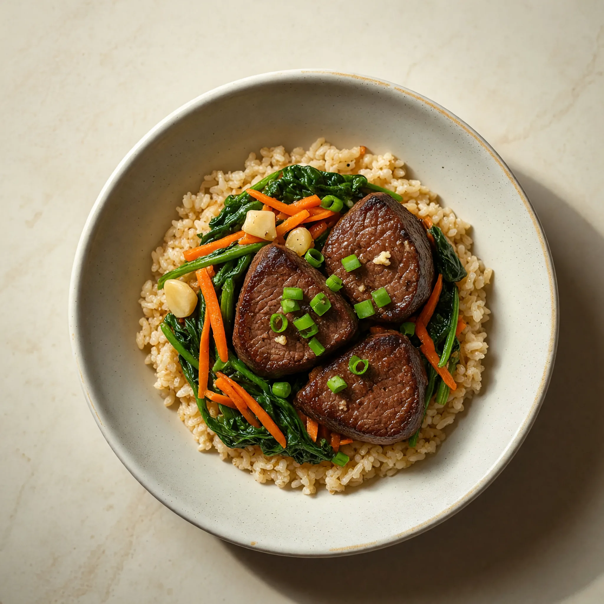 Korean Beef Sirloin Bowl