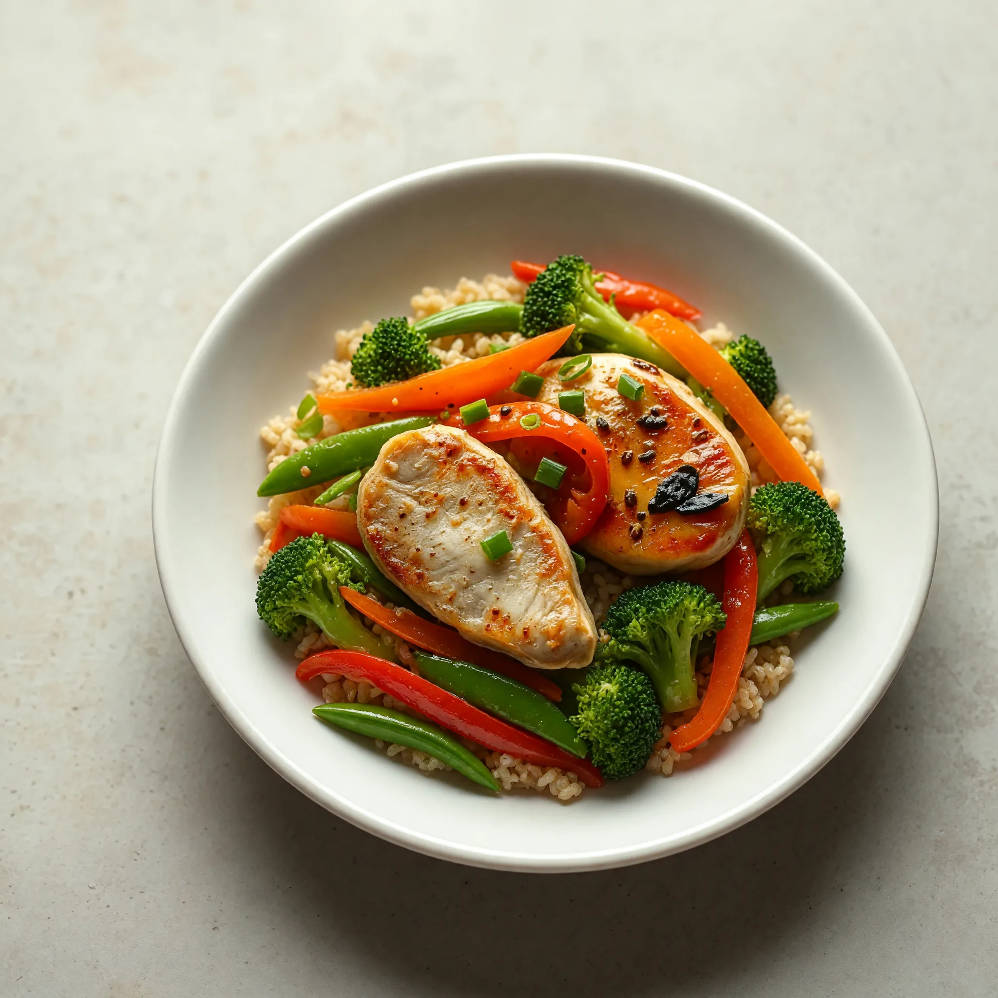 Chinese Chicken Breast Bowl