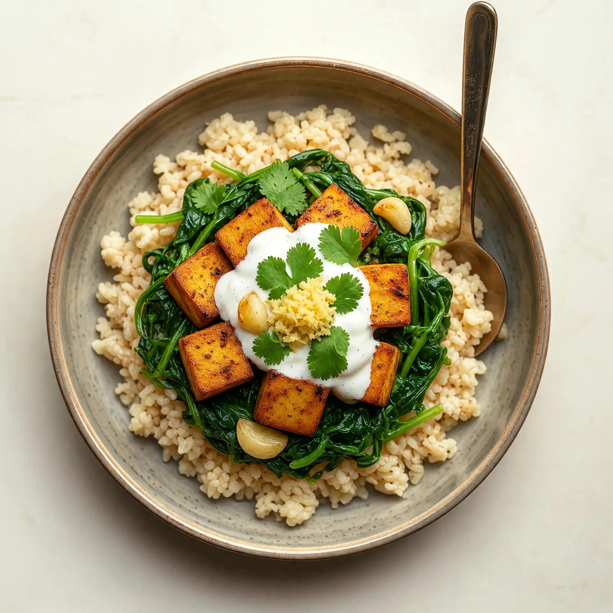 Indian Tofu Bowl