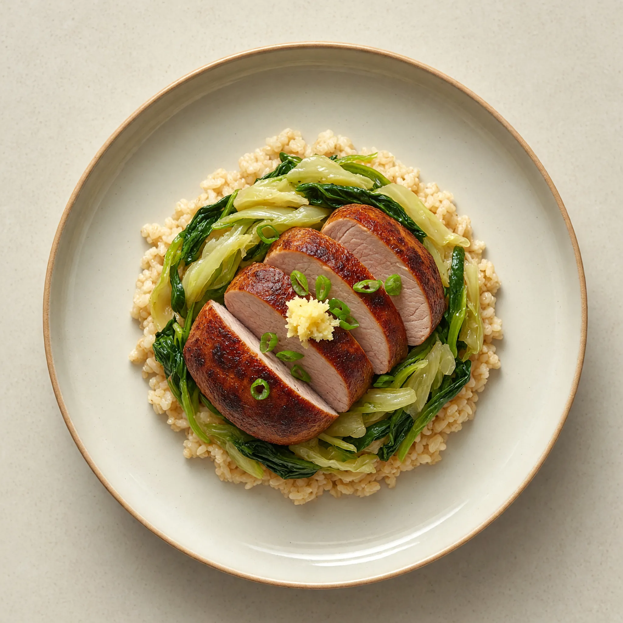 Japanese Pork Tenderloin Plate
