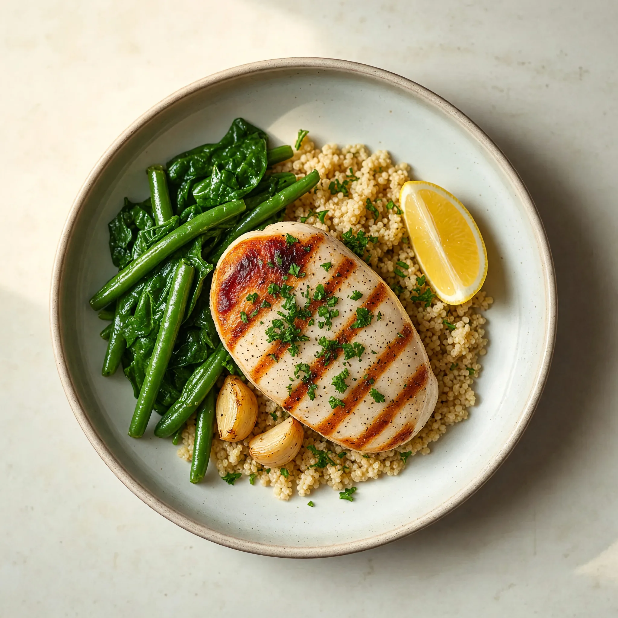 Mediterranean Chicken Breast Bowl