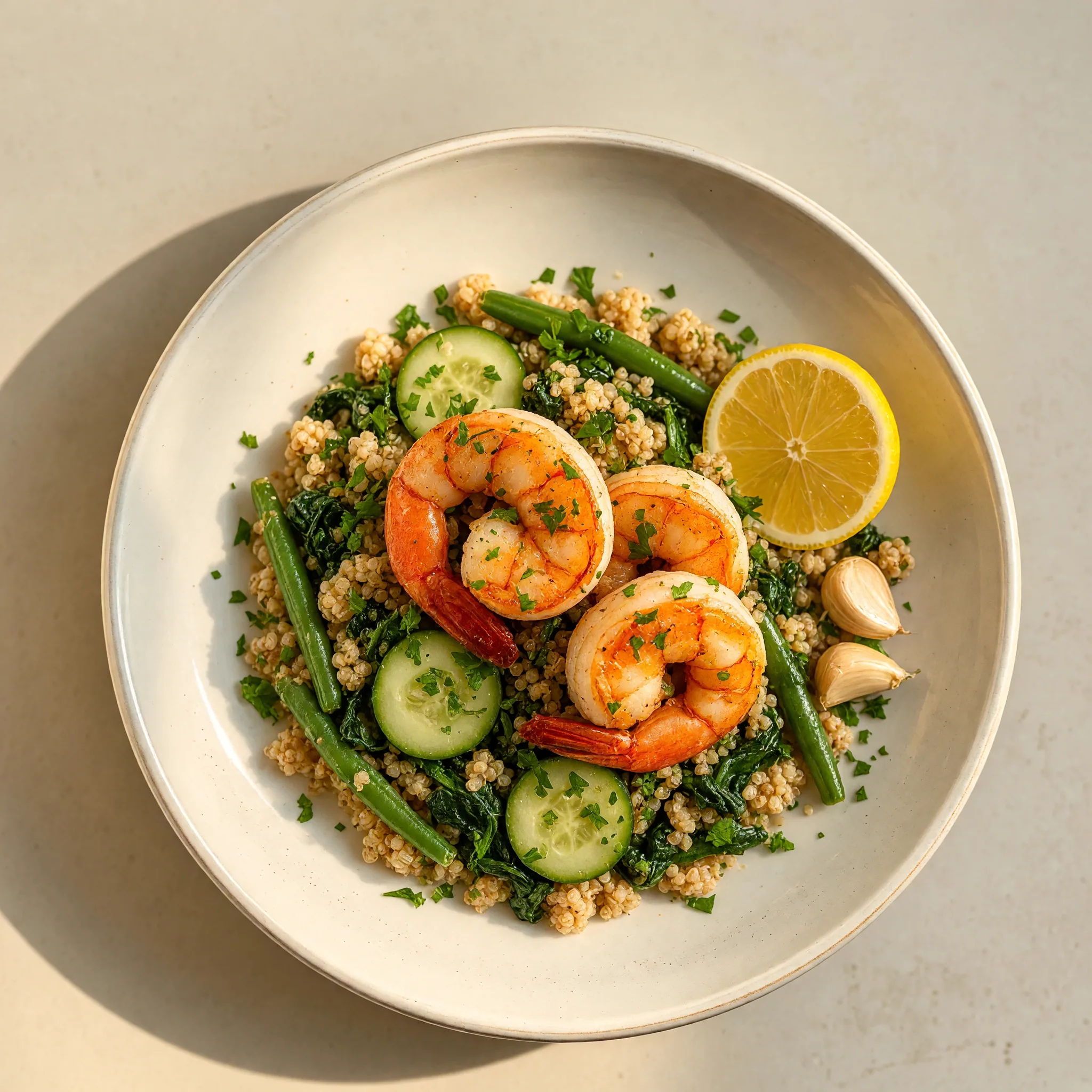 Mediterranean Shrimp Bowl