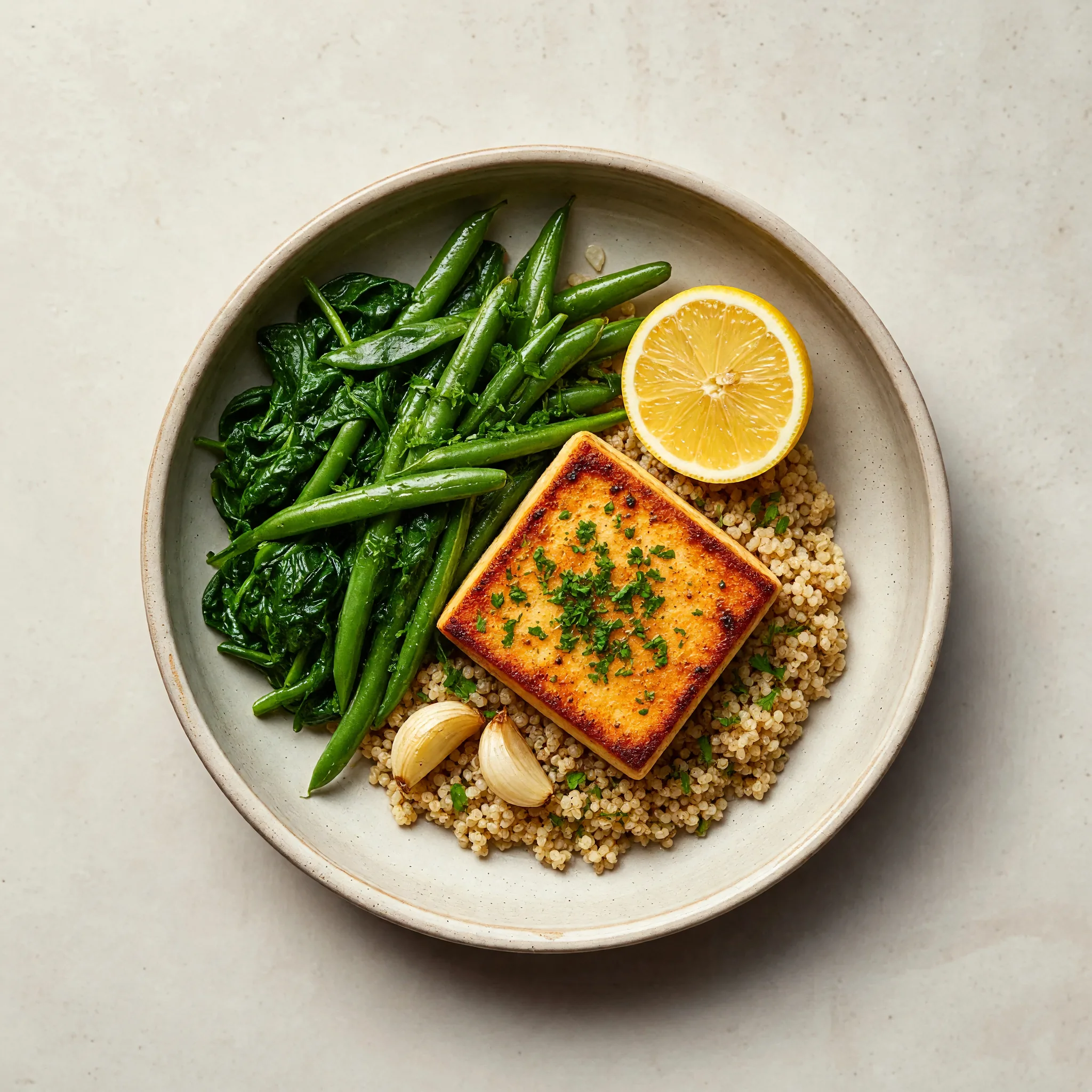 Mediterranean Tofu Bowl