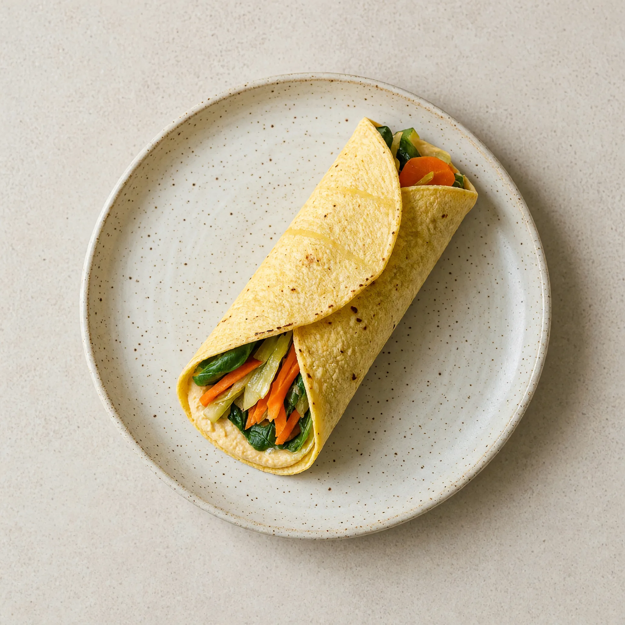 Hummus Veggie Wrap