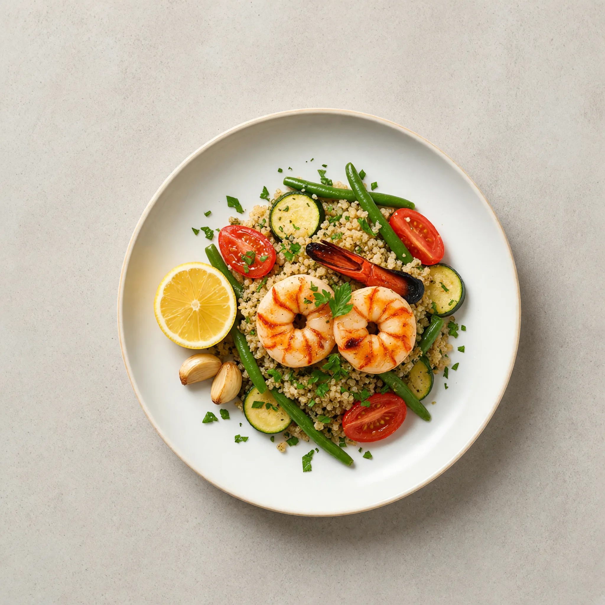 Mediterranean Shrimp Plate