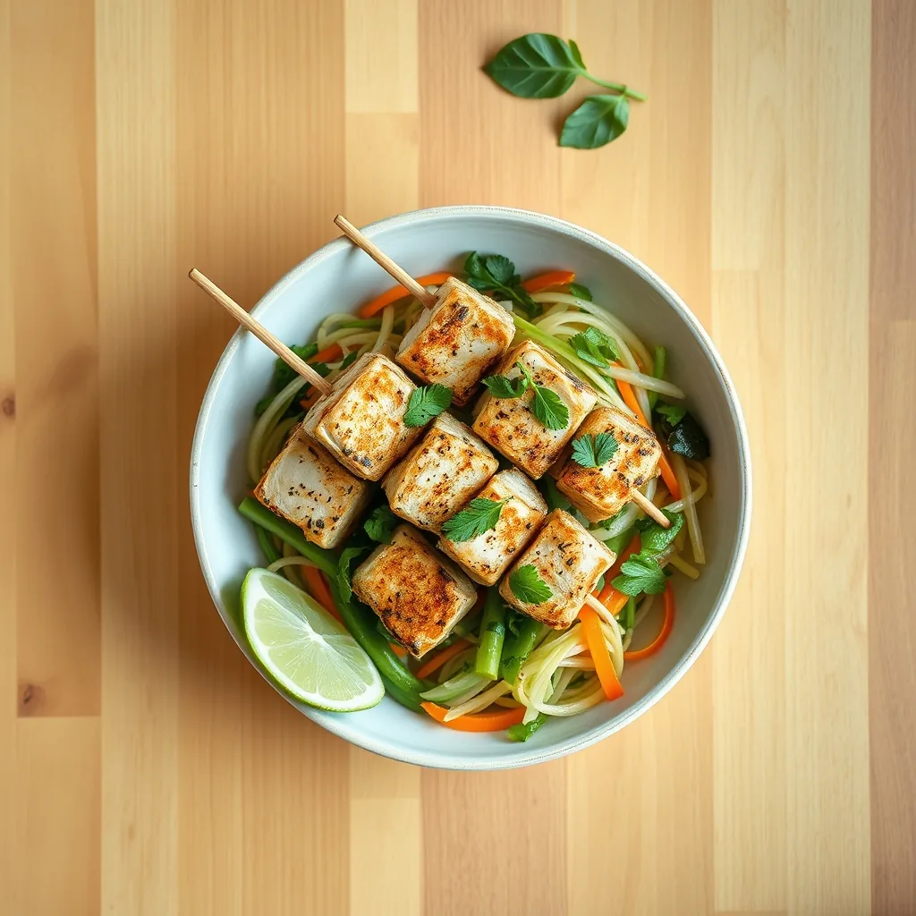 Thai Lime Chicken Skewers