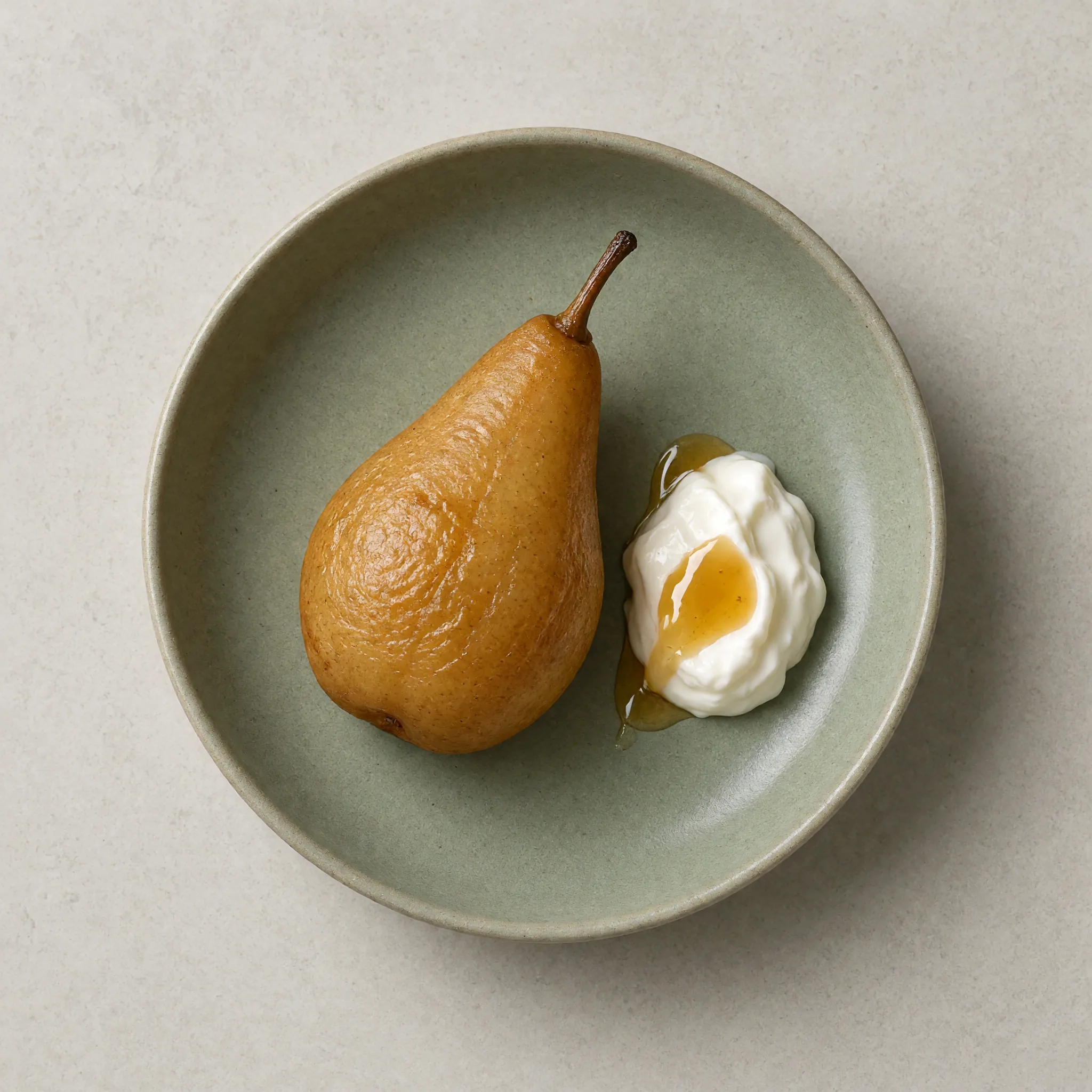 Cinnamon Poached Pear