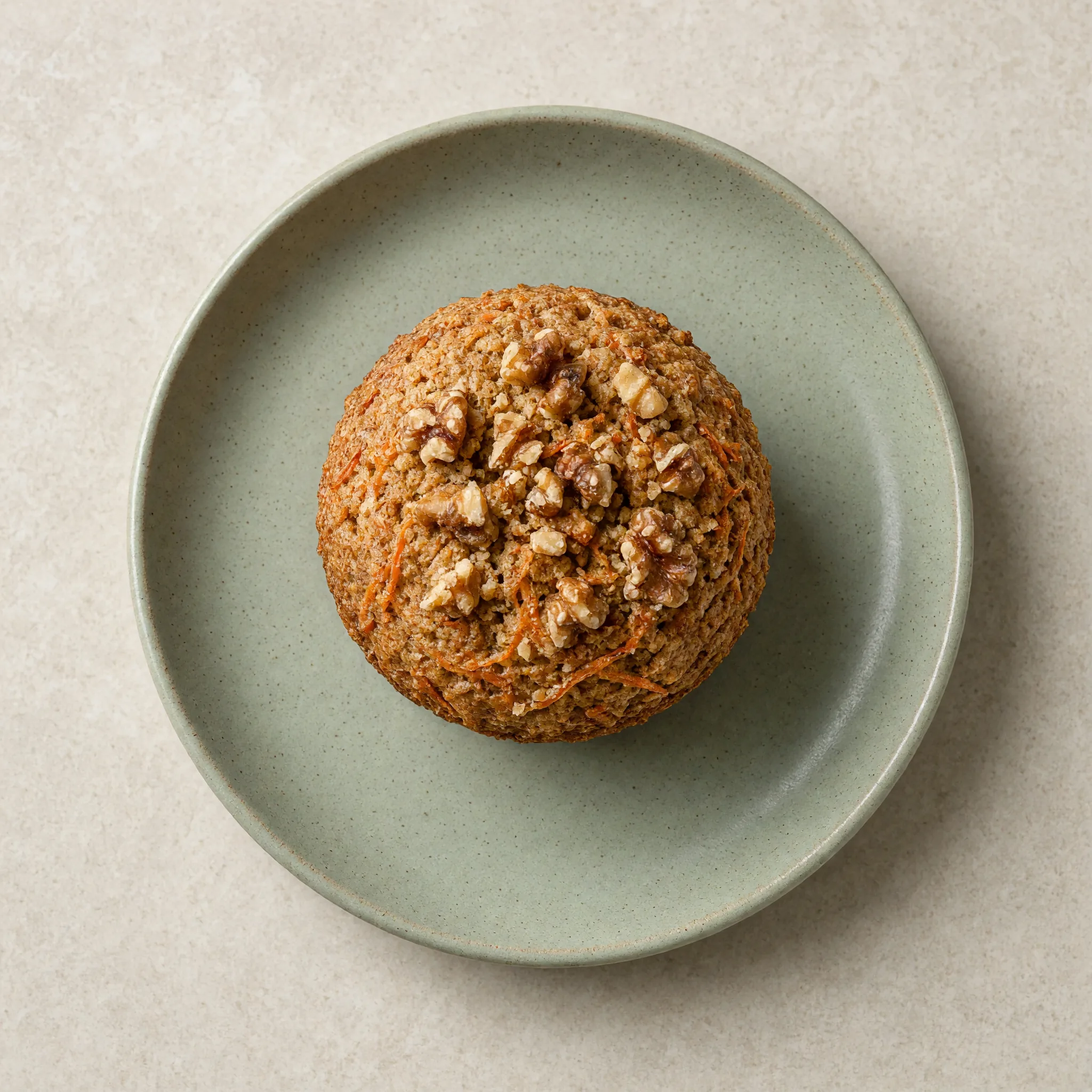 Carrot Walnut Muffins