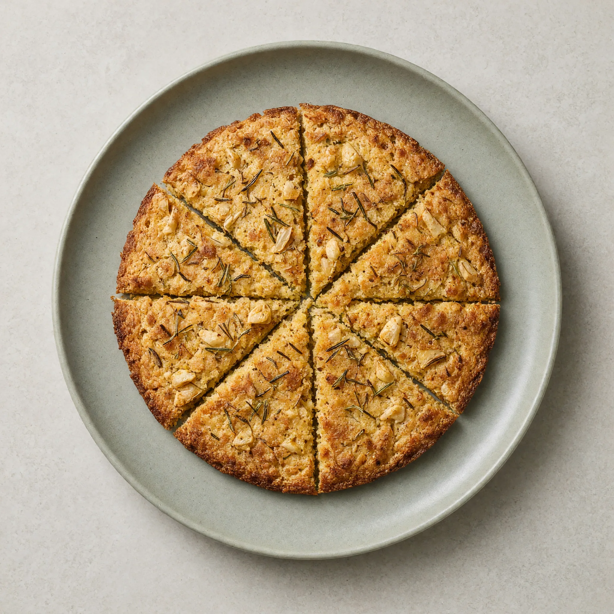 Garlic Herb Socca
