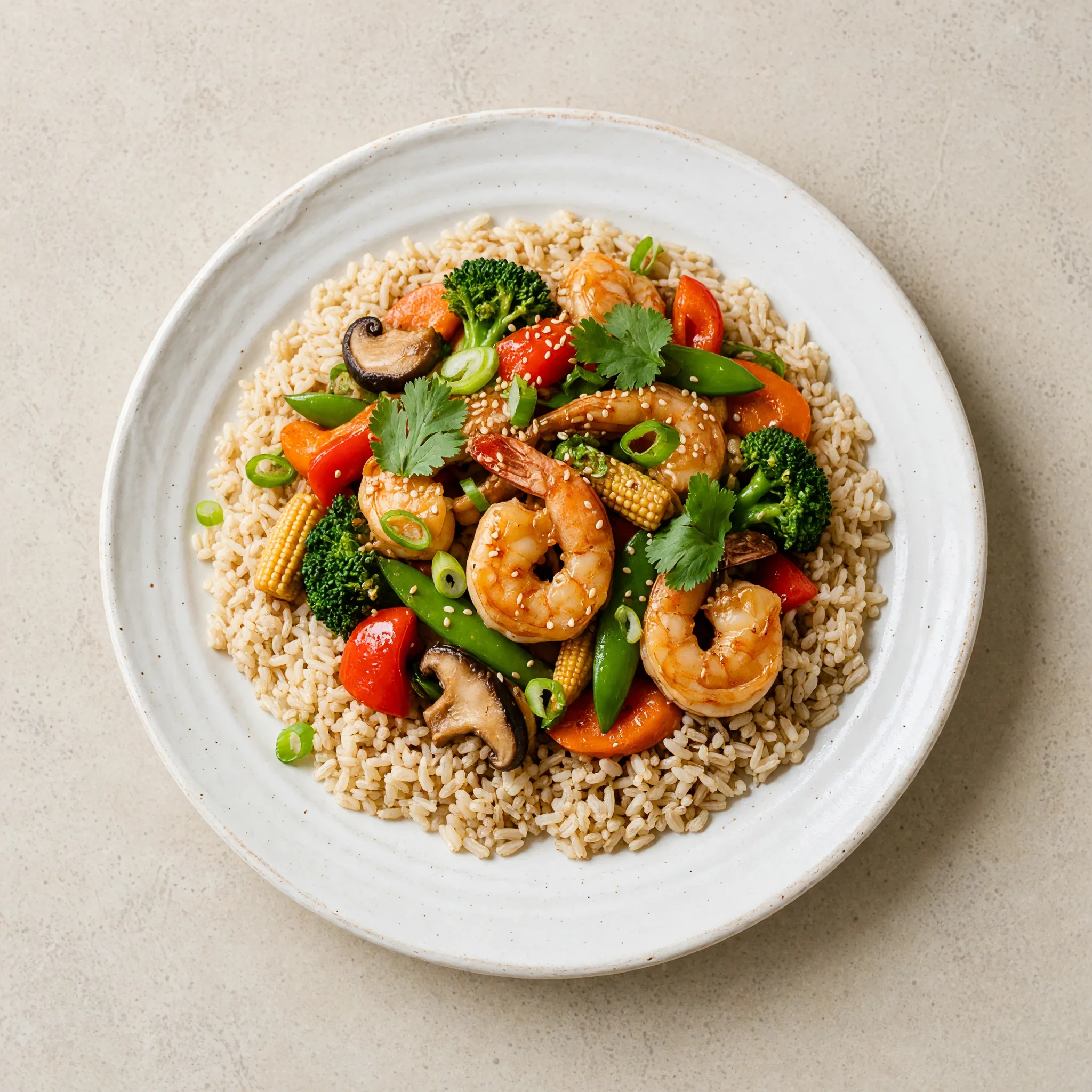 Shrimp Vegetable Stir-Fry